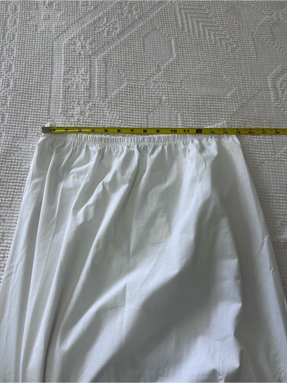 Grace Karin White lace trim below knee skirt - Picture 4 of 4